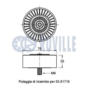 Compre Árvore de cames da RUVILLE 215203 a um preço baixo por 133,87 €