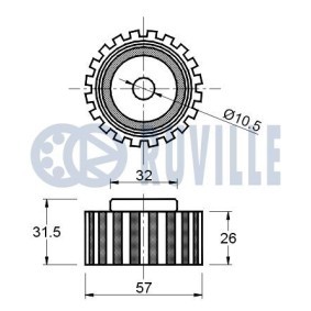Achetez des Chaîne de distribution RUVILLE 3466014 à prix pour 36,73 €