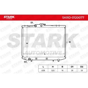 Acquista Radiatore motore da STARK SKRD-0120077 a buon mercato per soli 76,51 €
