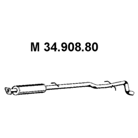 Mittelschalldämpfer 34.908.80