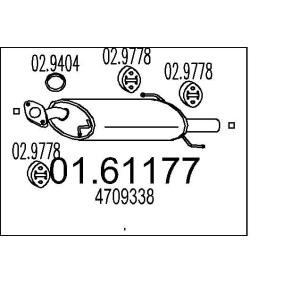Endschalldämpfer 01.61177 von MTS günstig für 70,24 € online kaufen