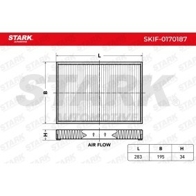 Köp Kupéfilter av STARK SKIF-0170187 till det låga priset 170,79 kr