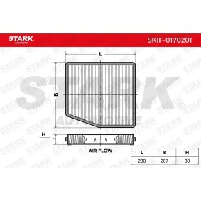 Compre Filtro, ar do habitáculo da STARK SKIF-0170201 a um preço baixo por 7,95 €