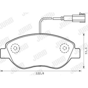 Acquista Kit pastiglie freni da JURID 573150J-AS a buon mercato per soli 176,92 €