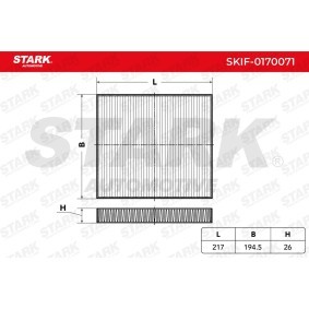 Compre Filtro, ar do habitáculo da STARK SKIF-0170071 a um preço baixo por 6,11 €