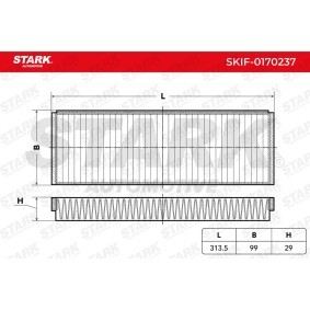 Köp Kupéfilter av STARK SKIF-0170237 till det låga priset 162,95 kr