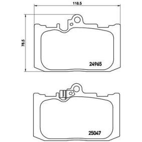 Köp Bromsbelägg av BREMBO P 83 131 till det låga priset 717,06 kr