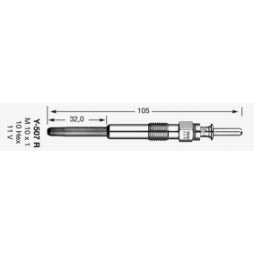 Achetez des Bougie de préchauffage NGK 4600 à prix pour 14,88 €