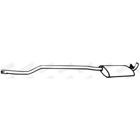 Mittelschalldämpfer von WALKER 05461
