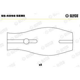Comprar Casquillo del cojinete, biela de GLYCO 55-4098 SEMI a bajo precio de 22,70 €
