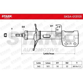Achetez des Amortisseur STARK SKSA-0131131 à prix pour 41,88 €