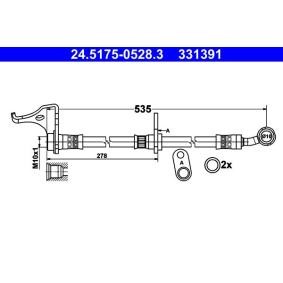Compre Latiguillos de freno de ATE online para JAZZ SHUTTLE (GG8, GG7, GP2) a precios moderados