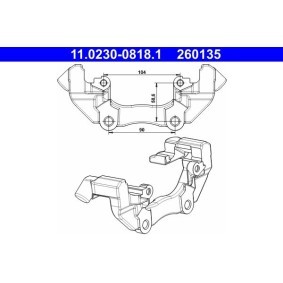 Bremssattelhalter 11.0230-0818.1