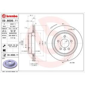 Bremsscheibe 09.8699.11