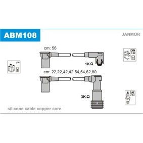 Compre Jogo de cabos de ignição da JANMOR ABM108 a um preço baixo por 130,46 €