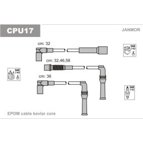 Compre Jogo de cabos de ignição da JANMOR CPU17 a um preço baixo por 25,25 €