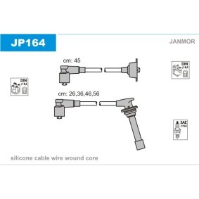 Achetez des Kit de câbles d'allumage JANMOR JP164 à prix pour 28,33 €