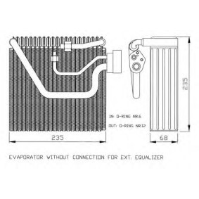 Verdampfer, Klimaanlage 36093