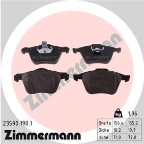 Comprar Juego de pastillas de freno de ZIMMERMANN 23590.190.1 a bajo precio de 65,89 €