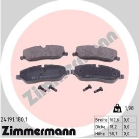 Köp Bromsbelägg av ZIMMERMANN 24191.180.1 till det låga priset 768,73 kr
