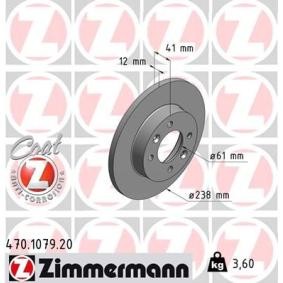 Comprar Disco de freno de ZIMMERMANN 470.1079.20 a bajo precio de 30,63 €