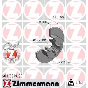 Köp Bromsskiva av ZIMMERMANN 600.3219.20 till det låga priset 754,67 kr
