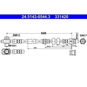 Comprar Latiguillo de freno de ATE 24.5143-0544.3 a bajo precio de 21,18 €