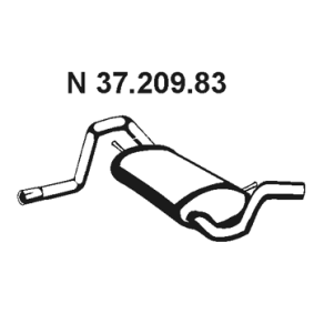 Endschalldämpfer von EBERSPÄCHER 37.209.83