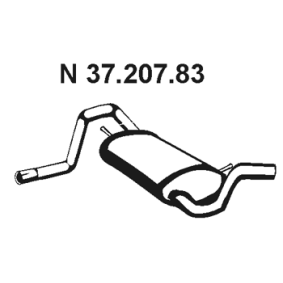 Endschalldämpfer von EBERSPÄCHER 37.207.83