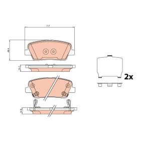 Acquista Kit pastiglie freni da TRW GDB3624 a buon mercato per soli 48,41 €