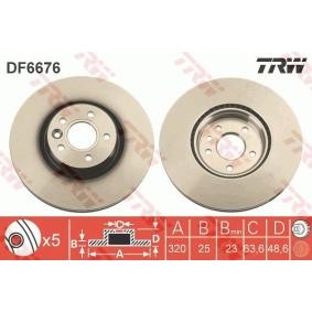 Acquista Disco freno da TRW DF6676S a buon mercato per soli 53,73 €