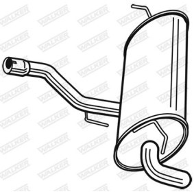Endschalldämpfer 23781 von WALKER günstig für 183,84 € online kaufen