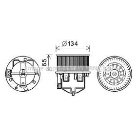 Achetez des Moteur électrique, pulseur d'air d'habitacle PRASCO AU8222 à prix pour 187,25 €