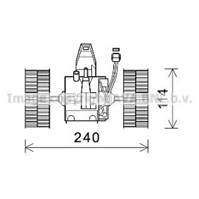 Achetez des Moteur électrique, pulseur d'air d'habitacle PRASCO BW8491 à prix pour 100,15 €