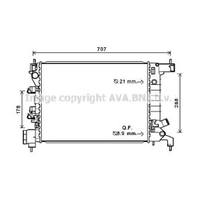 Achetez des Radiateur du moteur PRASCO CTA2047 à prix pour 197,16 €