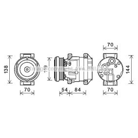 Acquista Compressore aria condizionata da PRASCO CTK055 a buon mercato per soli 537,48 €
