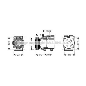 Acquista Compressore aria condizionata da PRASCO HYAK138 a buon mercato per soli 381,22 €