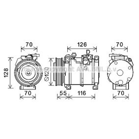 Acquista Compressore aria condizionata da PRASCO JEK068 a buon mercato per soli 845,75 €