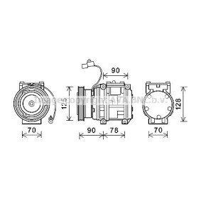 Acquista Compressore aria condizionata da PRASCO KAAK178 a buon mercato per soli 393,07 €
