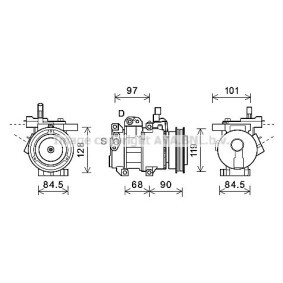Acquista Compressore aria condizionata da PRASCO KAK261 a buon mercato per soli 549,79 €