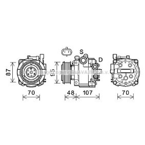 Acquista Compressore aria condizionata da PRASCO OLK659 a buon mercato per soli 1080,68 €