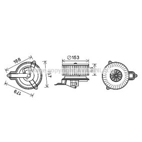 Achetez des Moteur électrique, pulseur d'air d'habitacle PRASCO PE8391 à prix pour 251,99 €