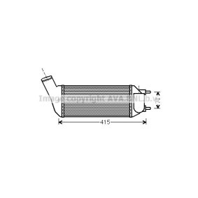Köp Intercooler av PRASCO PEA4341 till det låga priset 1868,88 kr