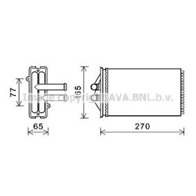 Acquista Scambiatore calore per riscaldamento abitacolo da PRASCO PRA6082 a buon mercato per soli 87,97 €