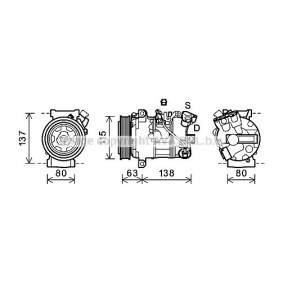 Acquista Compressore aria condizionata da PRASCO RTAK491 a buon mercato per soli 511,41 €