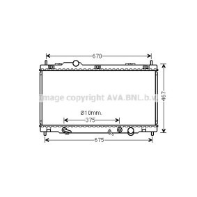Achetez des Radiateur du moteur PRASCO TO2701 à prix pour 270,95 €