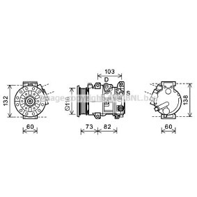 Acquista Compressore aria condizionata da PRASCO TOK685 a buon mercato per soli 1049,14 €