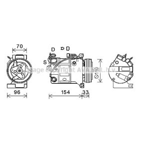 Acquista Compressore aria condizionata da PRASCO VOK183 a buon mercato per soli 640,76 €