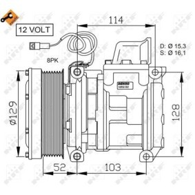 Köp AC-kompressor av NRF 32819G till det låga priset 5604,71 kr