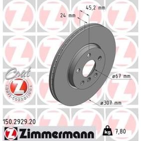 Bremsscheibe 150.2929.20 für Cooper SE (J01) für 65,89 CHF